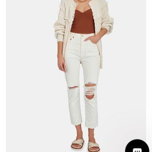 Agolde Riley High-Rise Cropped Jeans